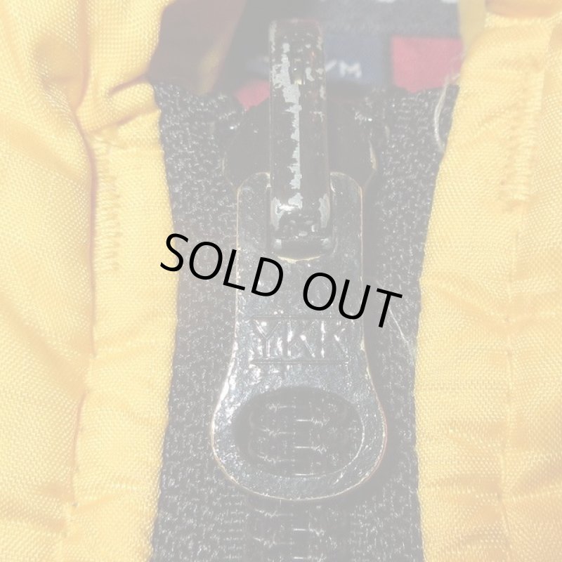 画像7: USED 90's TOMMY HILFIGER トミーヒルフィガー フード付き ダウンジャケット YEL / 231211 (7)