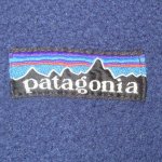 画像3: USED 80's patagonia パタゴニア Rマーク無し デカタグ ハーフジップ フリースジャケット NVY / 231211 (3)