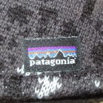 画像3: USED 00's patagonia パタゴニア カナダ製 ビーニー ハット ニットキャップ 帽子 BLK×WHT / 231217 (3)