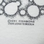 画像6: USED 90's FISHBONE フィッシュボーン PUSHEAD レアバージョン Tシャツ WHT / 240106 (6)