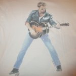 画像1: USED 80's GEORGE MICHAEL ジョージマイケル THE FAITH TOUR Tシャツ WHT / 240106 (1)