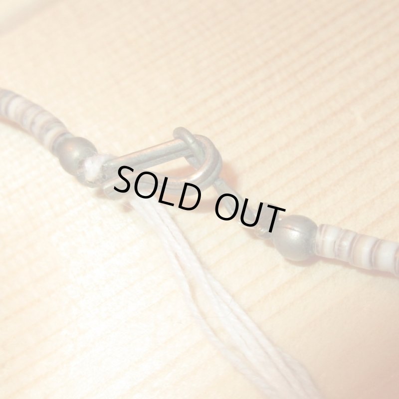 画像4: アンティーク ナバホ族 ターコイズ インディアンジュエリー ターコイズ シェル ネックレス / 240125 (4)