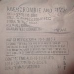 画像3: USED 90's ABERCROMBIE&FITCH アバークロンビー＆フィッチ ミリタリー M65 2nd タイプ フィールドジャケット OLV / 240130 (3)
