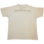画像3: USED 80's GEORGE MICHAEL ジョージマイケル THE FAITH TOUR Tシャツ WHT / 240106 (3)