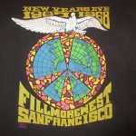 画像1: USED 80's FILLMOREWEST SF NEW YEAR EVE 1967-1968 フィルモアウエスト Tシャツ BLK / 240304 (1)