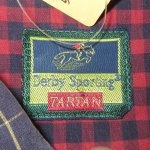 画像3: USED 90's DERBY SPORTING タータンチェック クレイジーパターン BDシャツ MIX / 240312 (3)