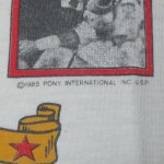 画像4: USED 80's PONY ポニー スニーカーブランド オフィシャル Tシャツ WHT / 240313 (4)