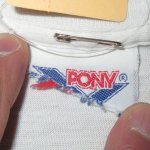 画像5: USED 80's PONY ポニー スニーカーブランド オフィシャル Tシャツ WHT / 240313 (5)