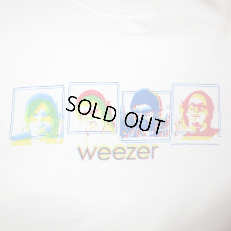 画像1: USED 00's WEEZER ウィーザー OUT OF REG Tシャツ WHT / 240304 (1)