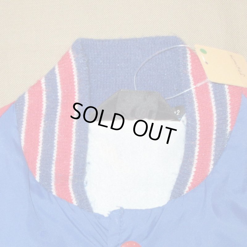 画像6: USED 70's キッズ古着 SEARS シアーズ BOY'S ストアブランド ドジャース ナイロン コーチジャケット RED×BLUE / 240325 (6)