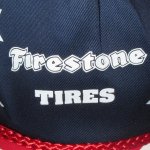 画像2: 美品 FIRESTONE TIRE ファイヤーストーン タイヤメーカー アド物 CAP キャップ 帽子 / 240404 (2)