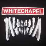 画像4: USED 00's WHITECHAPEL ホワイトチャペル デスコア 長袖 Tシャツ BLK / 240515 (4)