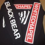 画像5: USED 00's WHITECHAPEL ホワイトチャペル デスコア 長袖 Tシャツ BLK / 240515 (5)