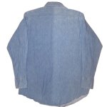 画像2: USED 80's WASHINGTON DEE CEE ワシントンディーシー アメリカ製 デニムシャツ BLUE / 240312 (2)