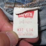 画像2: USED 90's Levi's リーバイス 501 USA製 セルフカスタム デニム ジーンズ BLUE / 240610 (2)