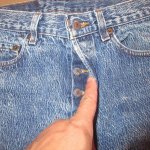 画像7: USED 80's Levi's リーバイス 501 USA製 アシッドウォッシュ デニム ジーンズ BLUE / 240610 (7)