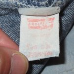 画像3: USED 80's Levi's リーバイス 705? ステューデントモデル USA製 先染め ブラックデニム ジーンズ BLK / 240610 (3)