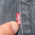 画像4: USED 80's Levi's リーバイス 705? ステューデントモデル USA製 先染め ブラックデニム ジーンズ BLK / 240610 (4)