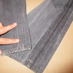 画像7: USED 80's Levi's リーバイス 705? ステューデントモデル USA製 先染め ブラックデニム ジーンズ BLK / 240610 (7)