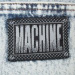 画像2: USED 90's MACHINE ケミカルウォッシュ デニム オーバーオール 2WAY BLUE / 240610 (2)