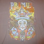 画像1: USED 00's PRIMUS ＆THE CHOCOLATE FACTORY プライマス ツアー Tシャツ GRY / 240611 (1)