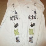 画像3: USED 00's VANS THE NIGHTMARE BEFORE CHRISTMAS コラボ 長袖 Tシャツ WHT / 240618 (3)