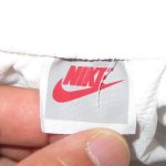 画像3: USED 90's NIKE ナイキ 銀タグ スウェットショーツ WHT / 240710 (3)