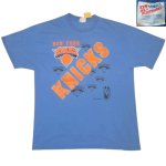 画像2: USED 90's NEW YORK KNICKS ニックス NBA Tシャツ BLUE / 240618 (2)