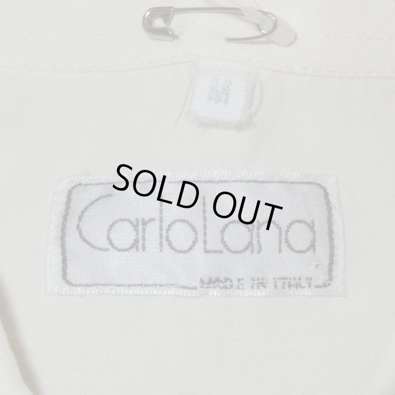 画像3: USED 80's Carlo Lana イタリア製 カイロプリント レーヨン 半袖シャツ OFF / 240808 (3)