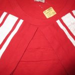 画像6: USED 70's CHAMPION チャンピオン バータグ NFL FALCONS フットボール ナンバリング Tシャツ RED / 240819 (6)