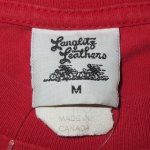 画像6: USED 90's LANGLITZ LEATHER ラングリッツレザー モーターサイクル Tシャツ RED / 240819 (6)