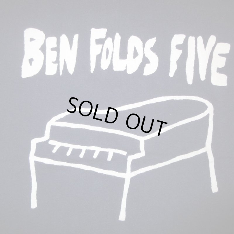 画像1: USED 90's BEN FOLDS FIVE ベンフォールズファイブ Tシャツ NVY / 240908 (1)