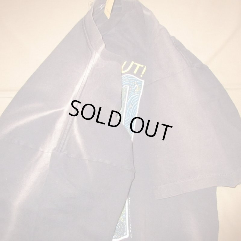 画像5: USED 90's RAY TROLL レイトロール フィッシング アート Tシャツ BLK サンフェード / 241029 (5)