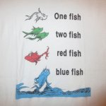 画像1: USED 90's Dr.SEUSS ドクタースース 絵本作家 Tシャツ WHT / 241029 (1)