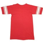 画像2: USED 70's CHAMPION チャンピオン バータグ NFL FALCONS フットボール ナンバリング Tシャツ RED / 240819 (2)