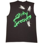 画像2: USED 90's LIMBO MANIACS リンボーマニアックス STINKY GROOVES ハエマルチ カットオフ Tシャツ BLK / 241008 (2)