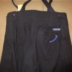 画像5: USED 90's patagonia パタゴニア ナイロン オーバーパンツ サスペンダー BLK / 241204 (5)