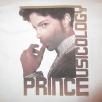 画像1: USED 00's PRINCE プリンス MUSICOLOGY リンガー Tシャツ WHT / 241223 (1)