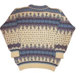 画像2: USED 90's DALE OF NORWAY ダーレオブノルウェイ ノルディックニット ウールセーター MIX  / 250115 (2)