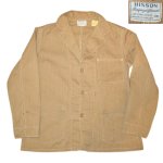 画像1: USED 40's HINSON ヒンソン HBT コットン ワークジャケット BEI / 250117 (1)