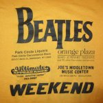 画像1: USED 80's BEATLES WEEKEND WALL RADIO 1340am Tシャツ YEL / 250210 (1)