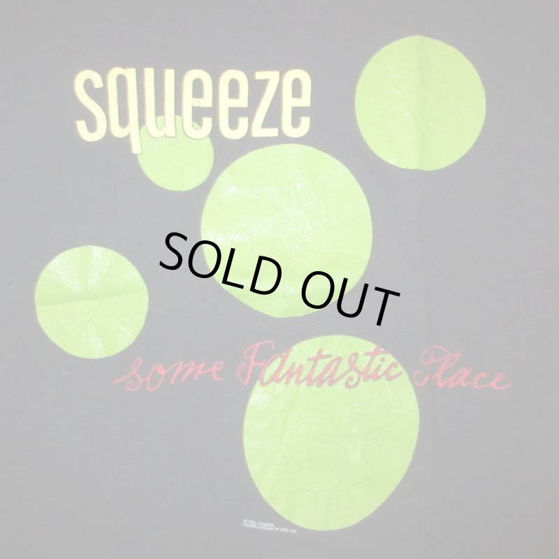 画像1: USED 90's SQUEEZE スクイーズ Some Fantastic Place Tour 1993 Tシャツ BLK / 250210 (1)