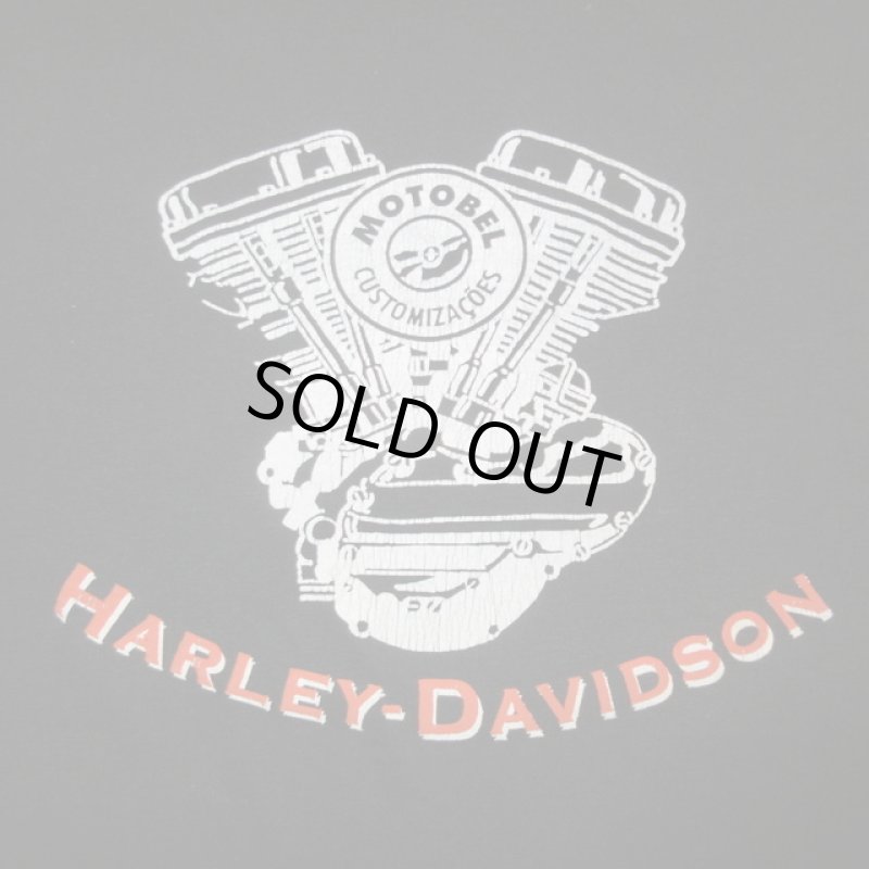 画像1: USED 90's HARLEY DAVIDSON ハーレーダヴィッドソン MC ユーロ Tシャツ BLK / 250303 (1)