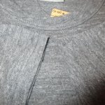 画像5: USED 70's PLAYBOY プレイボーイ ロゴ レーヨン混 Tシャツ 霜降りGRY / 250303 (5)
