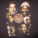 画像1: USED 00's R&B LEGENDS ブラックミュージック Tシャツ BLK / 250310 (1)