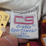 画像5: USED 90's USC TROJANS カレッジ RWタイプ スウェット 霜降GRY / 250314 (5)