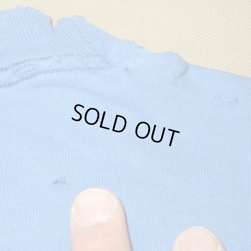 画像8: USED 80's TRUCKER トラッカー オールドスクール Tシャツ BLUE / 250417 (8)