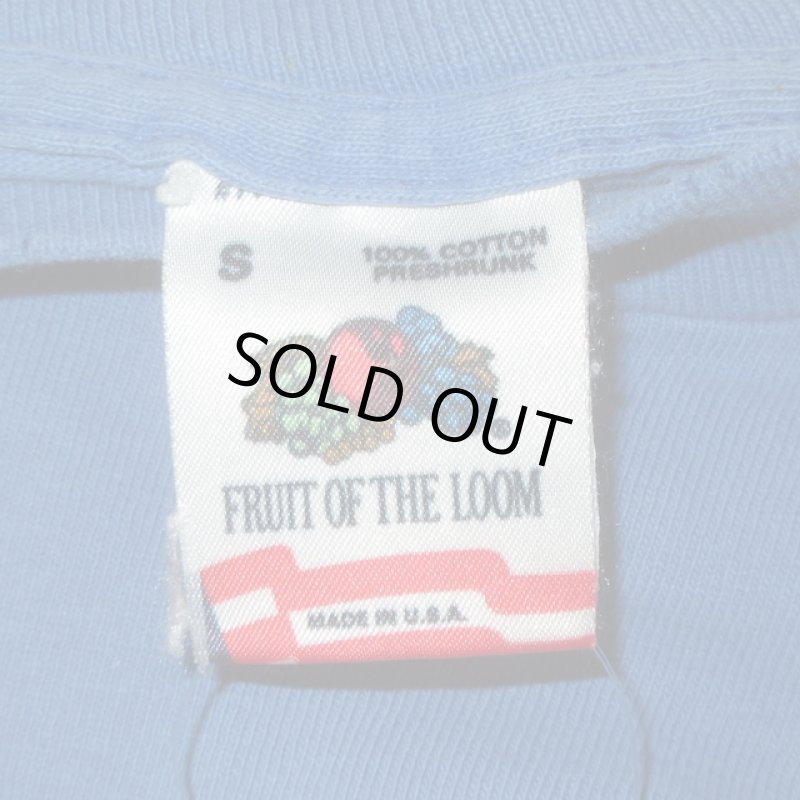 画像5: USED 80's TRUCKER トラッカー オールドスクール Tシャツ BLUE / 250417 (5)