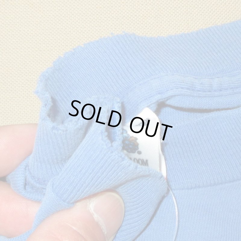 画像7: USED 80's TRUCKER トラッカー オールドスクール Tシャツ BLUE / 250417 (7)