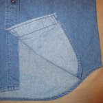 画像6: USED 80's Levi's リーバイス 半袖 デニムシャツ NVY / 250515 (6)